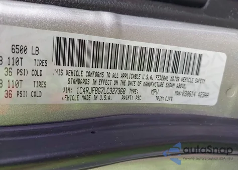2020 Jeep Grand Cherokee Limited 4X4 from USA, damaged, VIN 1C4RJFBG7LC327368
